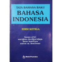 TATA BAHASA BAKU BAHASA INDONESIA, EDISI KETIGA