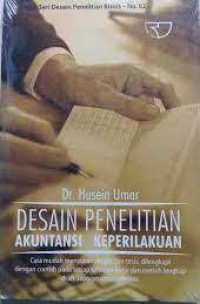 DESAIN PENELITIAN AKUNTANSI KEPERILAKUAN, ED.1