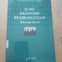 ILMU EKONOMI PEMBANGUNAN ; Beberapa Survai