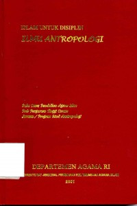 ISLAM UNTUK DISIPLIN ILMU ANTROPOLOGI, ED. REVISI