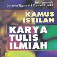 KAMUS ISTILAH KARYA TULIS ILMIAH