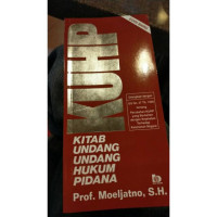 KUHP(KITAB UNDANG-UNDANG HUKUM PIDANA), ED. BARU