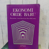 EKONOMI ORDE BARU