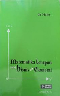 MATEMATIKA TERAPAN UNTUK BISNIS DAN EKONOMI