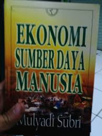 EKONOMI SUMBER DAYA MANUSIA, ED. 1