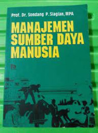 MANAJEMEN SUMBER DAYA MANUSIA