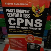 PAKET KOMPLET TEMBUS TES CPNS SEMUA DEPATERMEN PEMERINTAH