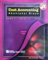 COST ACCOUNTING AKUNTANSI BIAYA. BUKU 1