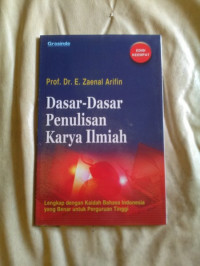 DASAR-DASAR PENULISAN KARYA ILMIAH