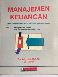 MANAJEMEN KEUANGAN (DASAR-DASAR PEMBELANJAAN PERUSAHAAN), BUKU2