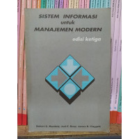 SISTEM INFORMASI UNTUK MANAJEMEN MODERN, ED 3