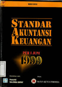 STANDAR AKUNTANSI KEUANGAN, BUKU 1