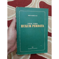 POKOK-POKOK HUKUM PERDATA