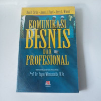 KOMUNIKASI BISNIS DAN PROFESIONAL
