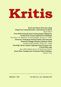 KRITIS STUDI PEMBANGUNAN  INTERDISIPLIN