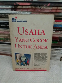 BUKU KEDUA SERI WIRAUSAHA PRAKTIS, USAHA YANG COCOK UNTUK ANDA