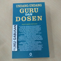 UNDANG-UNDANG GURU DAN DOSEN