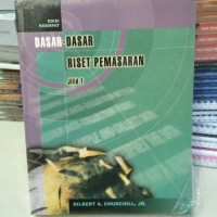 DASAR-DASAR RISET PEMASARAN, ED. 4, JILID 1