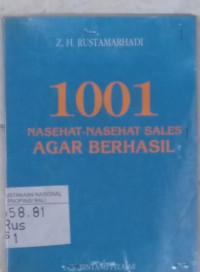 1001 NASEHAT-NASEHAT SALES AGAR BERHASIL