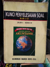 KUNCI PENYELESAIN SOAL BAB 1-13, JILID 1, ED. 19