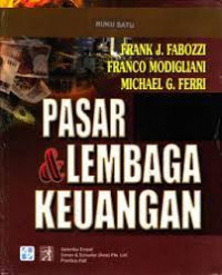 PASAR DAN LEMBAGA KEUANGAN , BUKU 1